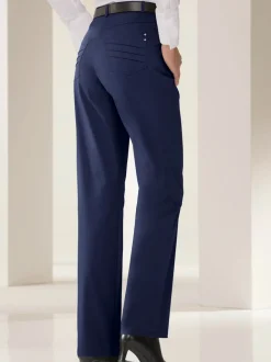 Pantalon coupe droite à traitement nano avec poches et passants