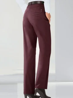 Pantalon coupe droite à traitement nano avec poches et passants