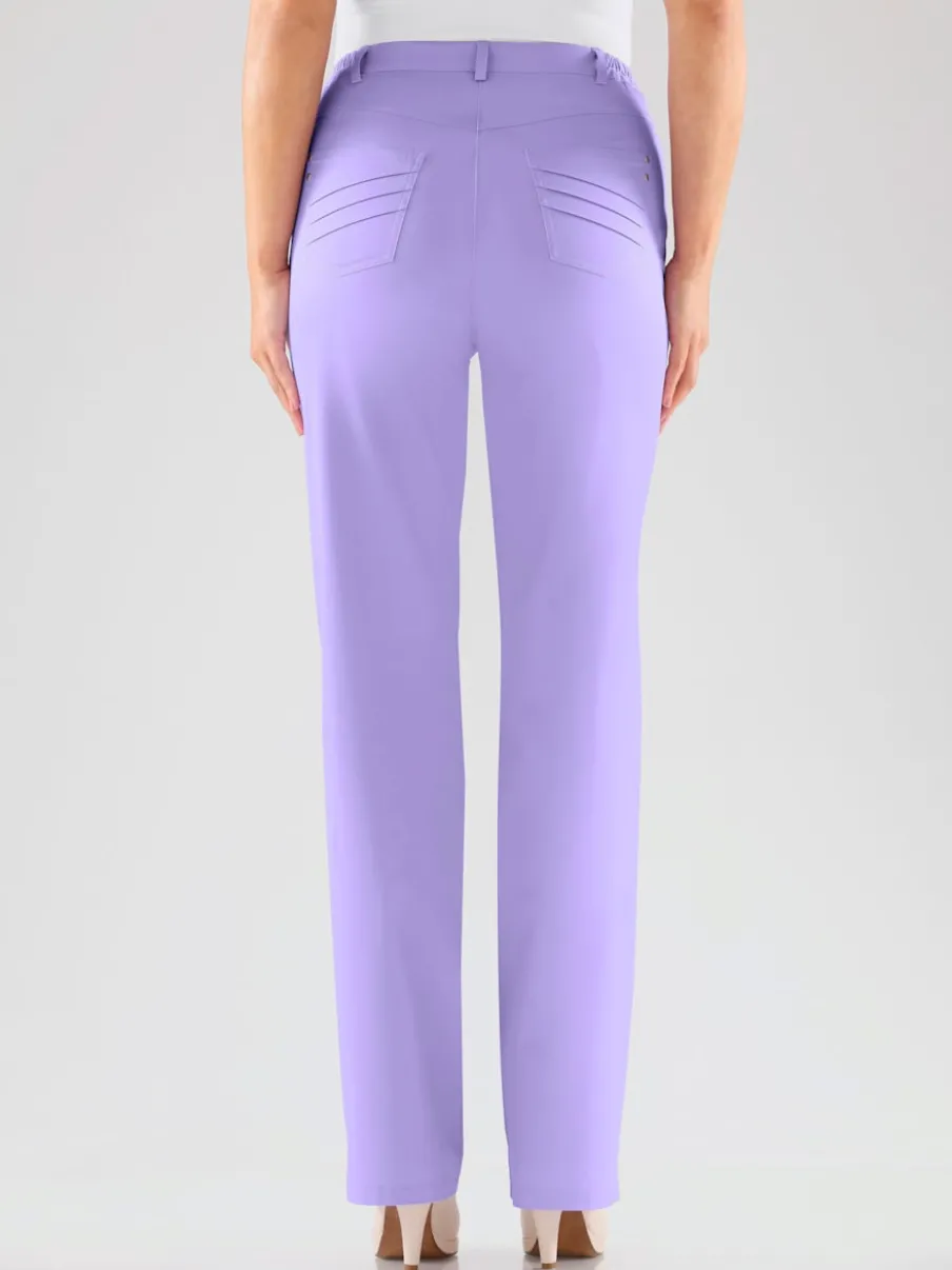 Pantalon coupe droite à traitement nano avec poches et passants