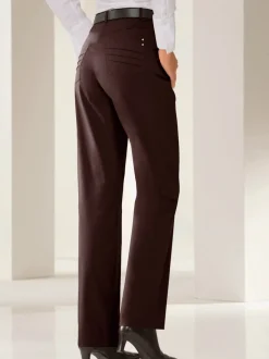 Pantalon coupe droite à traitement nano avec poches et passants