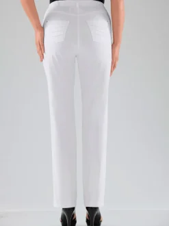 Pantalon coupe droite à traitement nano avec poches et passants