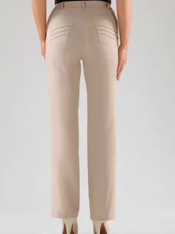 Pantalon coupe droite à traitement nano avec poches et passants