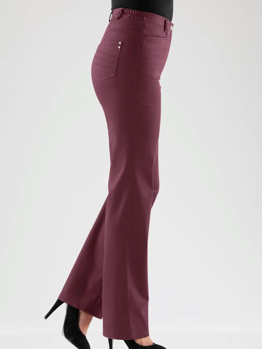 Pantalon coupe droite à traitement nano avec poches et passants