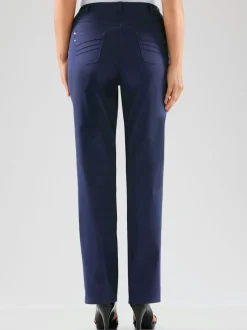 Pantalon coupe droite à traitement nano avec poches et passants