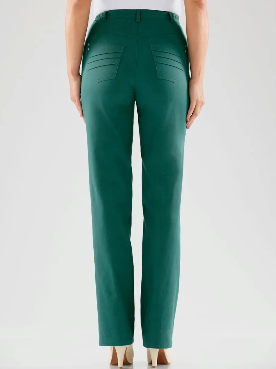 Pantalon coupe droite à traitement nano avec poches et passants