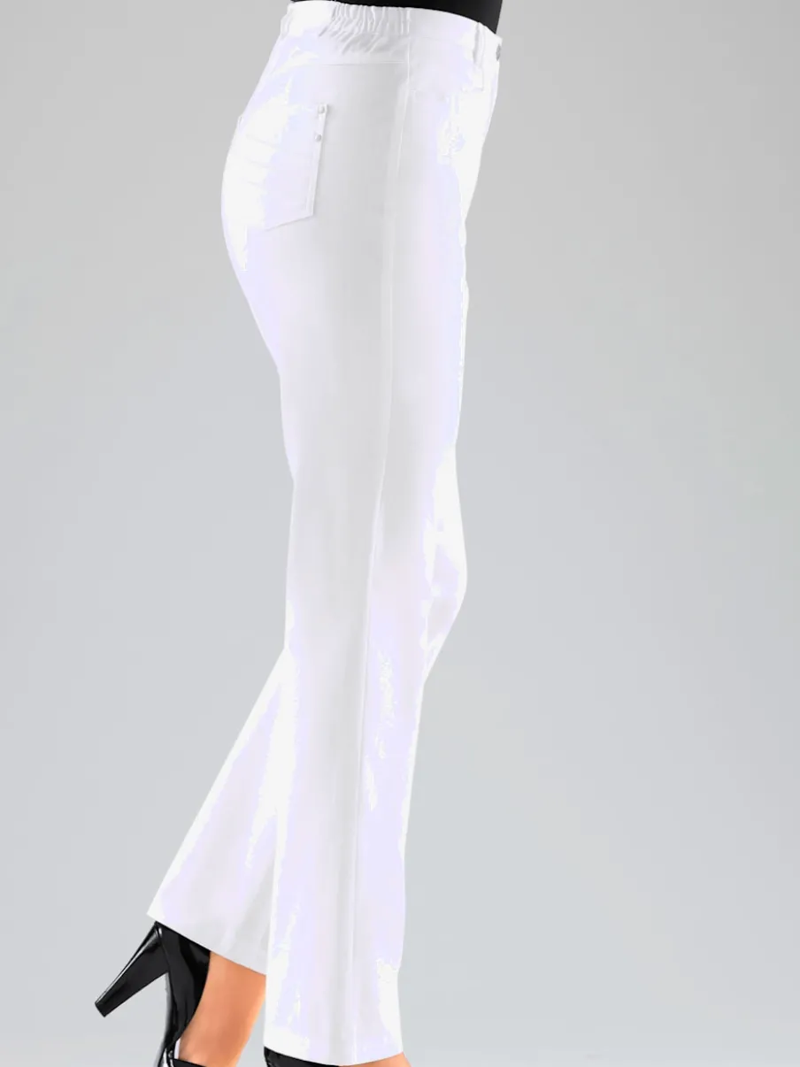 Pantalon coupe droite à traitement nano avec poches et passants