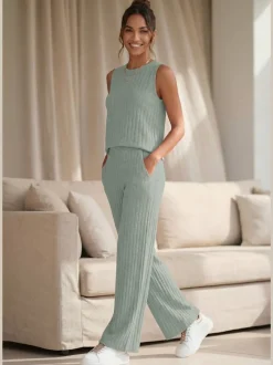 Pantalon côtelé tout doux
