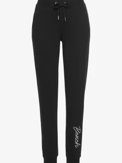 Pantalon de détente avec poches et bords-côtes extensibles