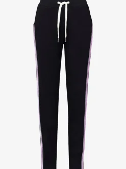 Pantalon de détente rayé avec taille élastique et poches latérales