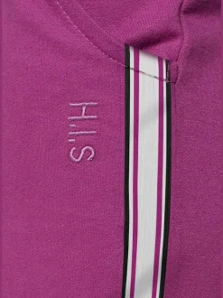Pantalon de détente rayé avec taille élastique et poches latérales