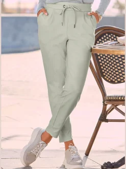 Pantalon de jogging avec ceinture élastique et poches latérales