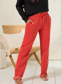 Pantalon de jogging avec coulisse élastique et poches fendues