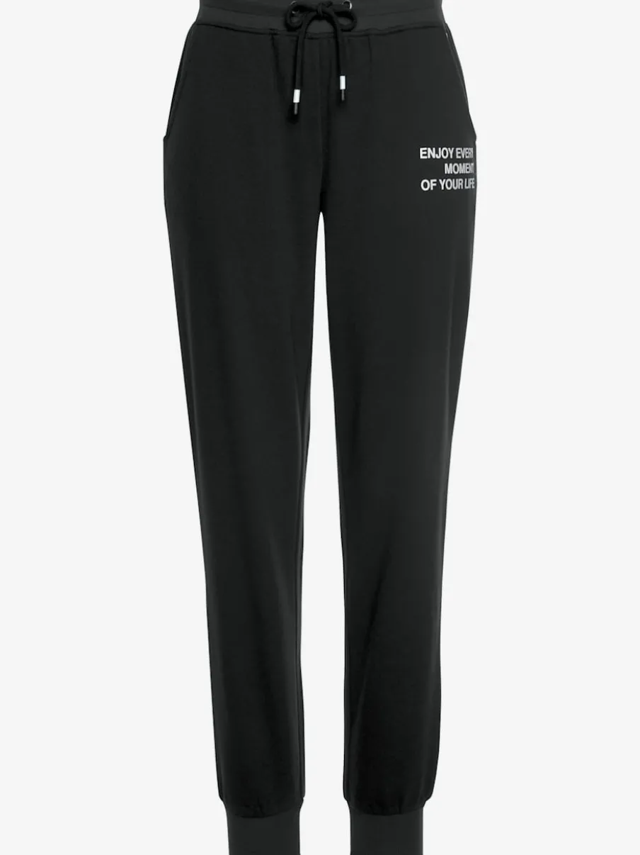 Pantalon de jogging avec imprimé en matière douce et confortable