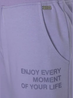 Pantalon de jogging avec imprimé en matière douce et confortable
