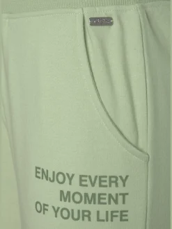 Pantalon de jogging avec imprimé en matière douce et confortable