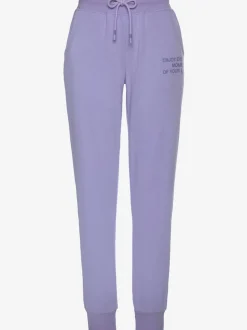 Pantalon de jogging avec imprimé en matière douce et confortable