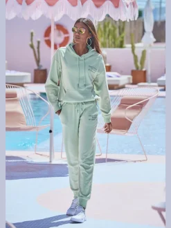 Pantalon de jogging avec imprimé en matière douce et confortable