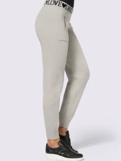 Pantalon de jogging avec inscription et poches confortables