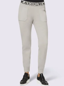 Pantalon de jogging avec inscription et poches confortables