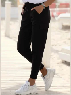 Pantalon de jogging avec poches et ceinture élastique