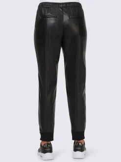 Pantalon de jogging en synthétique avec ceinture élastique et poches