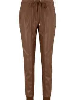 Pantalon de jogging en synthétique avec ceinture élastique et poches