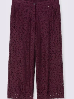 Pantalon dentelle élastique