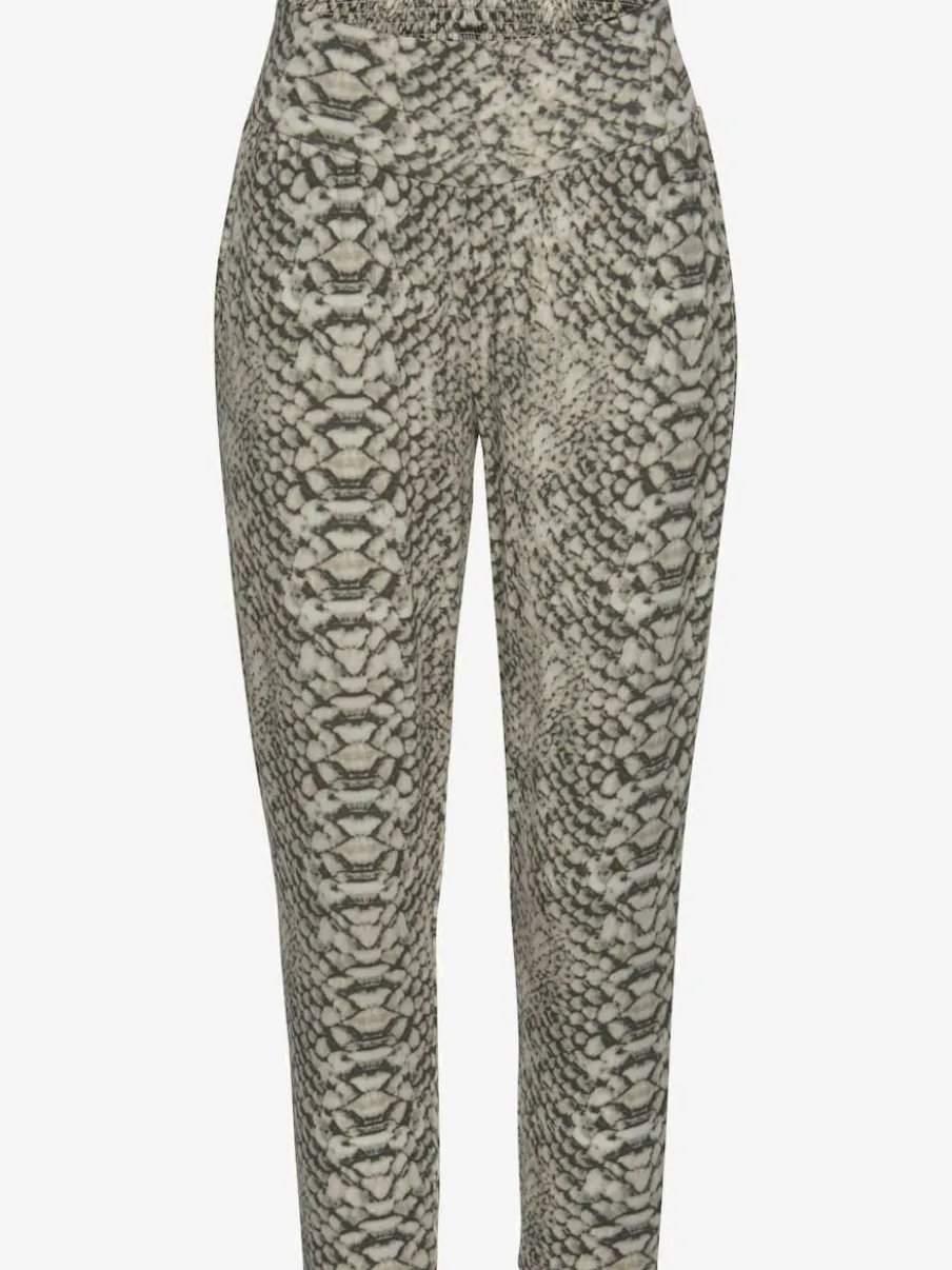 Pantalon de plage 7/8 avec motifs uniques et ceinture élastique