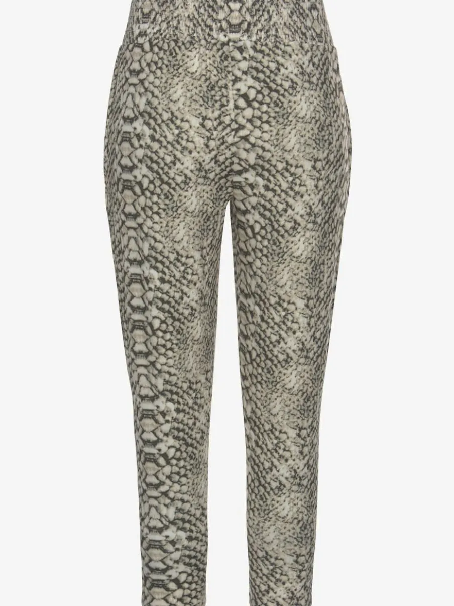 Pantalon de plage 7/8 avec motifs uniques et ceinture élastique