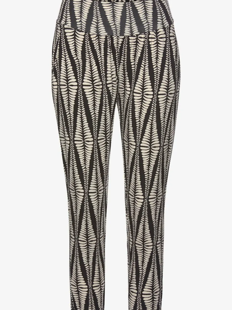 Pantalon de plage 7/8 à imprimé graphique avec poches latérales