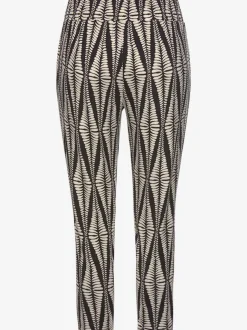 Pantalon de plage 7/8 à imprimé graphique avec poches latérales