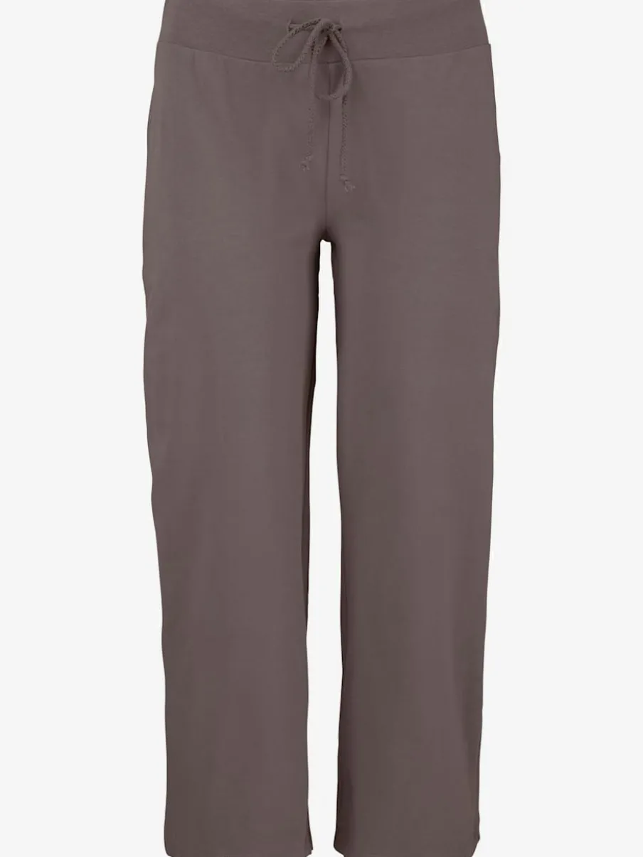 Pantalon de plage léger 7/8 en coton avec ceinture élastique