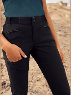Pantalon de randonnée extensible à taille élastique et poches zippées