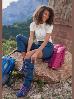 Pantalon de trekking avec jambes amovibles et poches zippées