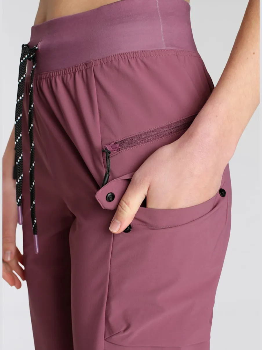 Pantalon de trekking avec poches et ourlet réglable