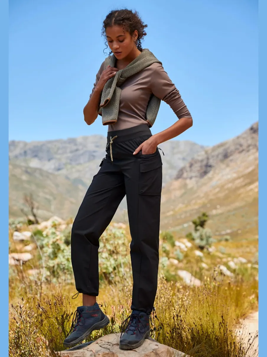 Pantalon de trekking avec poches et ourlet réglable