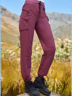 Pantalon de trekking avec poches et ourlet réglable
