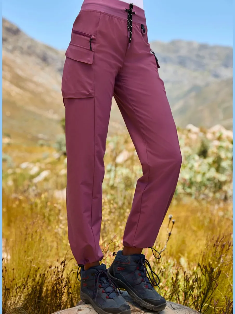 Pantalon de trekking avec poches et ourlet réglable