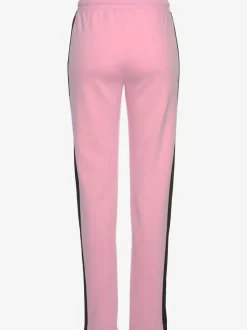 Pantalon d'intérieur avec rayures et bords-côtes à lien ajustable