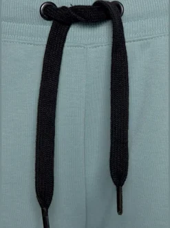 Pantalon d'intérieur avec rayures et bords-côtes à lien ajustable
