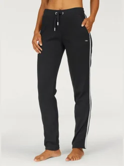 Pantalon d'intérieur en sweat avec bandes latérales et poches