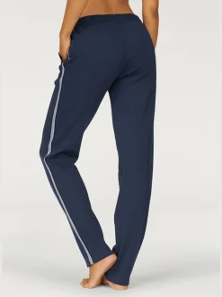 Pantalon d'intérieur en sweat avec bandes latérales et poches