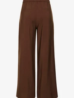 Pantalon d'été chic avec pinces et poches latérales