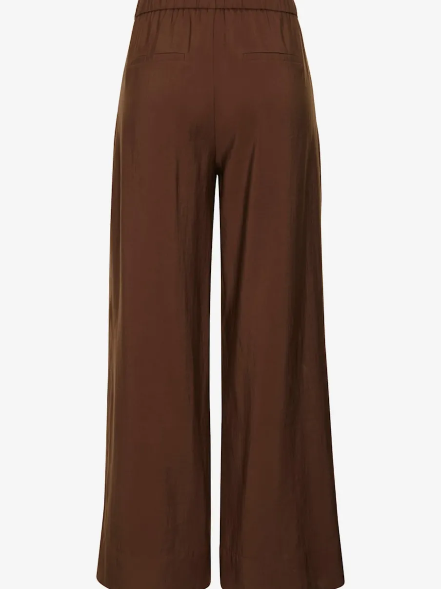 Pantalon d'été chic avec pinces et poches latérales