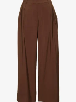 Pantalon d'été chic avec pinces et poches latérales