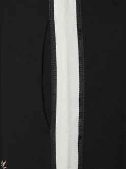 Pantalon détente large avec ceinture élastique et rayures latérales