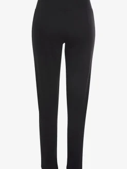 Pantalon détente molletonné à poches et boutons-pression