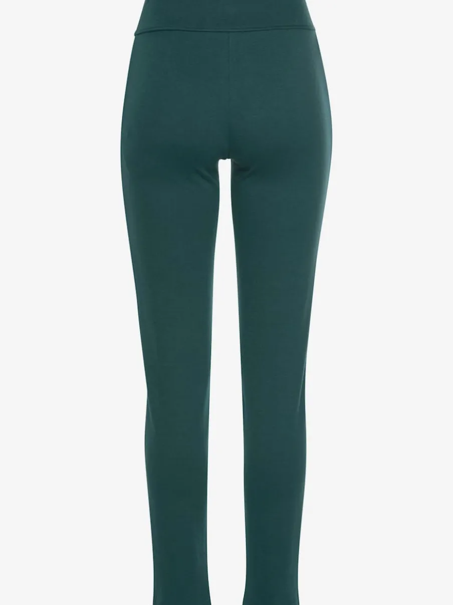 Pantalon détente molletonné à poches et boutons-pression