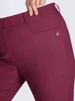 Pantalon en bengaline ceinture élastique