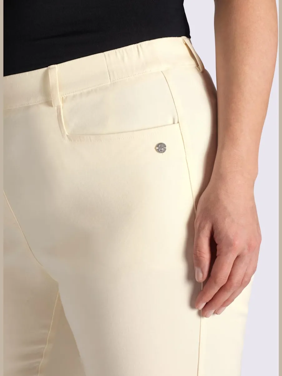 Pantalon en bengaline ceinture élastique